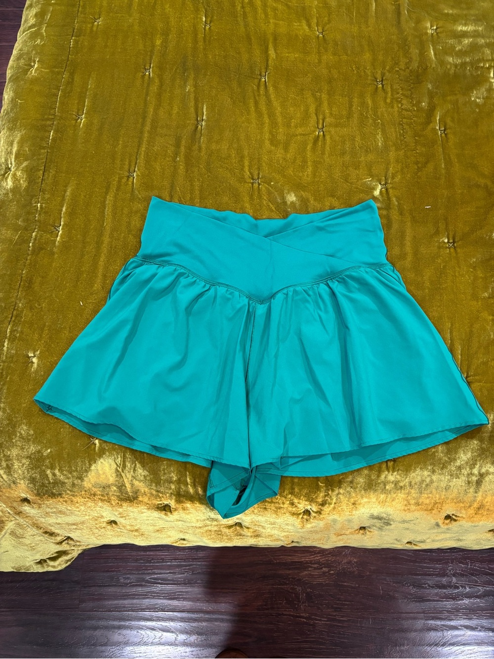 Aerie offline green Flowy Athletic Shorts